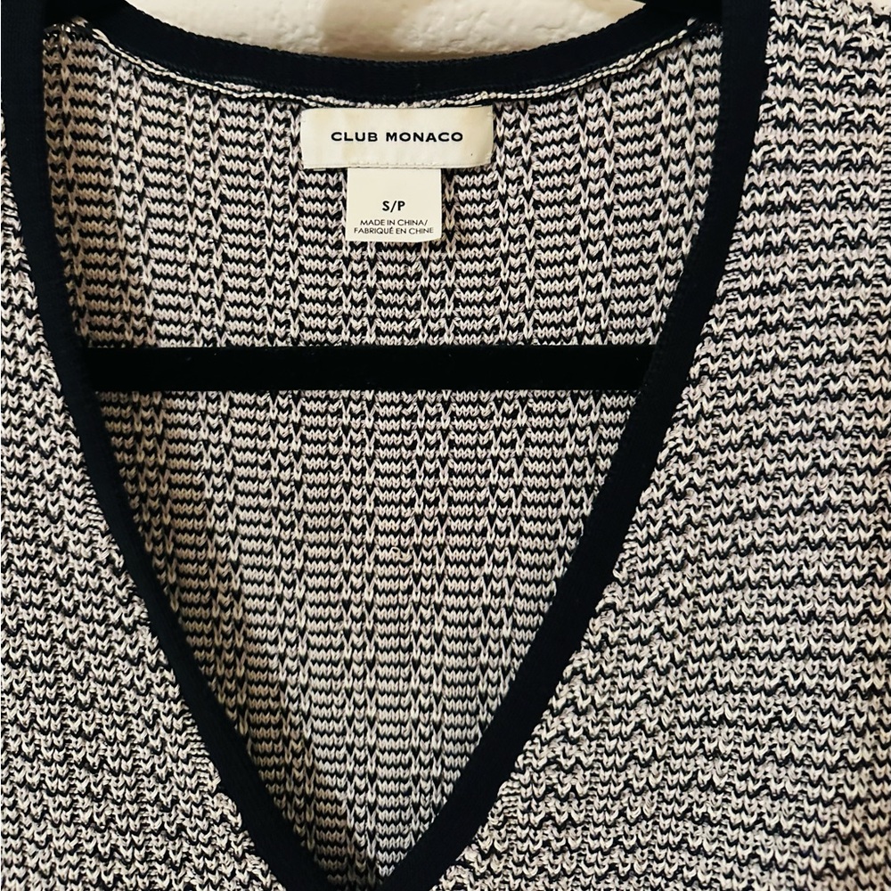 Club Monaco V-Neck Knit Sweater | Size S Retail$109 - Picture 5 of 5